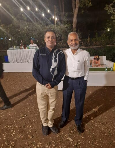 Celebrity Astrologer Abhishek Soni with Satya Narayanji Nuwal, President Solar Industries